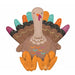 Give Thanks Turkey Sitter Foil Balloon, 21 Inch