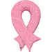 39" Pink Ribbon Filigree Foil Balloon