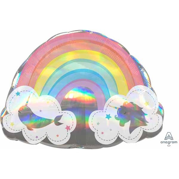 Magical Rainbow 28" Holographic Foil Balloon