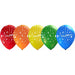 French Congratulations 12-Inch All-Over Print Latex Balloons, 50 Count