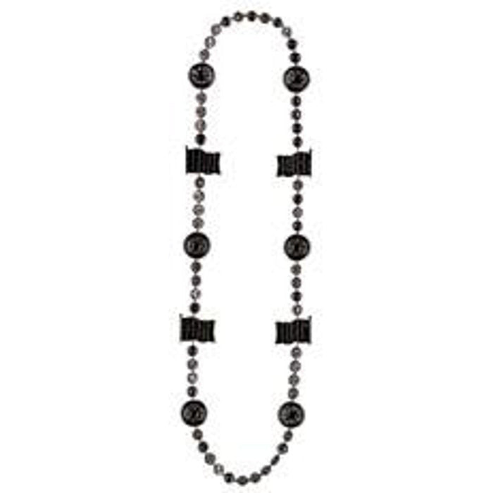 "36" Black Racing Beads"