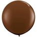 Qualatex Chocolate Brown 36" Latex Balloons (2/Pk)