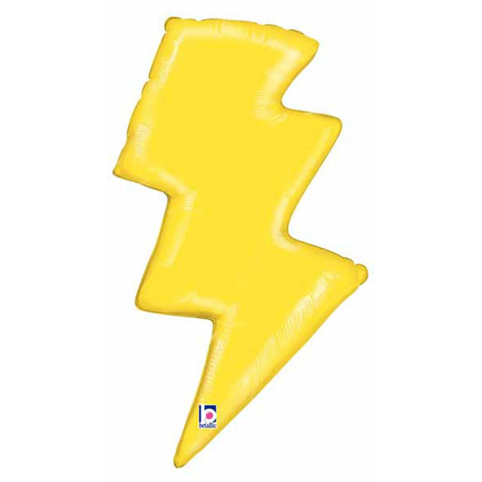 "36" Lightning Bolt Shape C Balloon - Packaged"