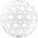 Prima White Dots 20" Sphere Balloon, 1 Pack