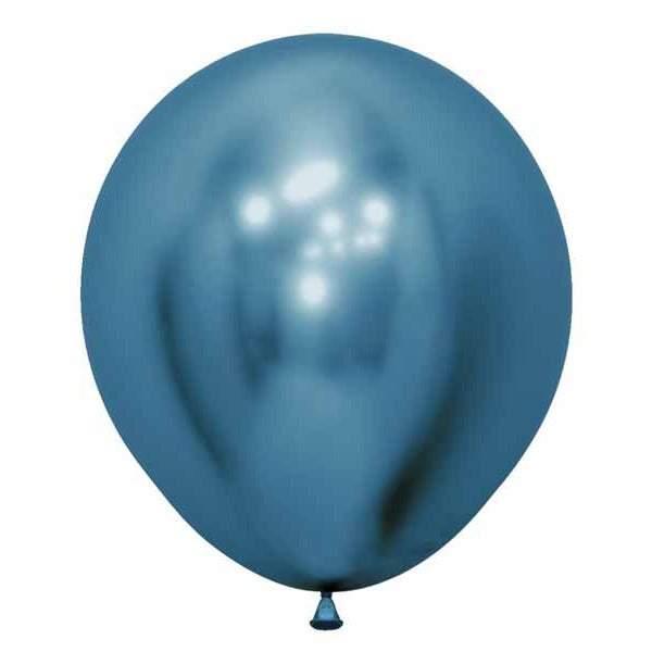 Sempertex Reflex Blue 18-Inch Latex Balloons, 25 Count