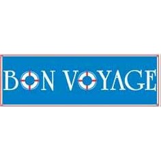Bon Voyage All-Weather Banner, 5 ft x 21 in