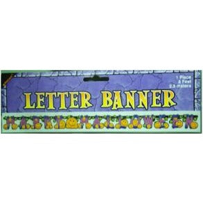Halloween Smiles Letter Banner