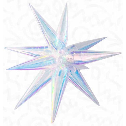 DecoChamp 26" Iridescent Starburst Foil Balloon