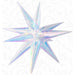 DecoChamp 26" Iridescent Starburst Foil Balloon