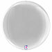 11-Inch Silver Globe Foil Balloon