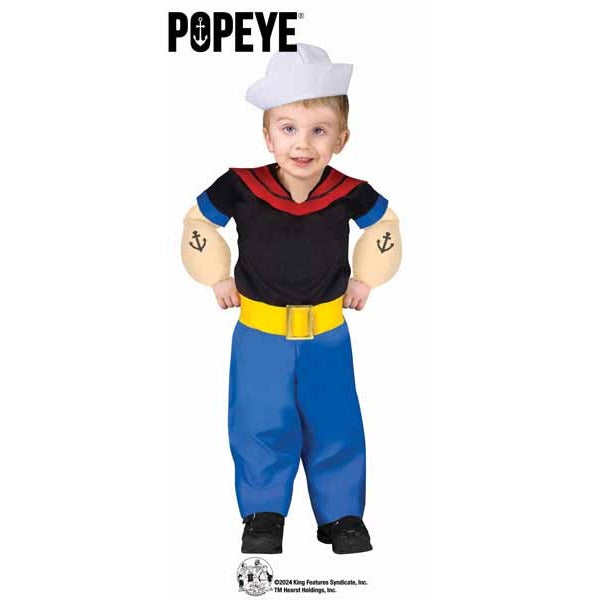 Popeye Toddler Costume, 24 Months to 2T