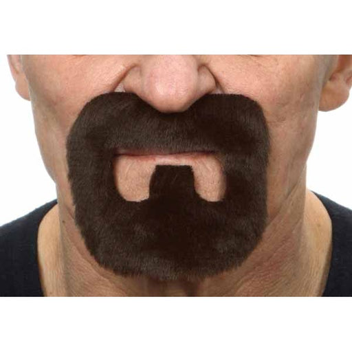 Dark Brown Costume Goatee, 10.5 x 9.5 cm