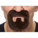 Dark Brown Costume Goatee, 10.5 x 9.5 cm