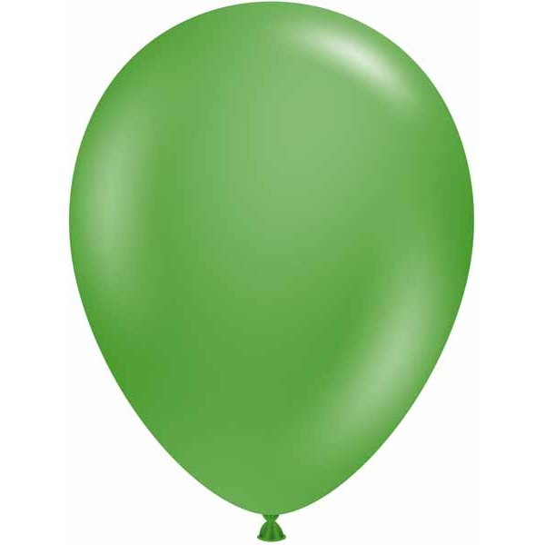 TUFTEX 11-Inch Standard Green Latex Balloons, 12 Count