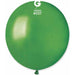 Gemar 19" Metallic Green #037 Latex Balloons, 25 Count