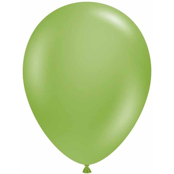 TUFTEX 5-Inch Fiona Green Latex Balloons, 50 Count