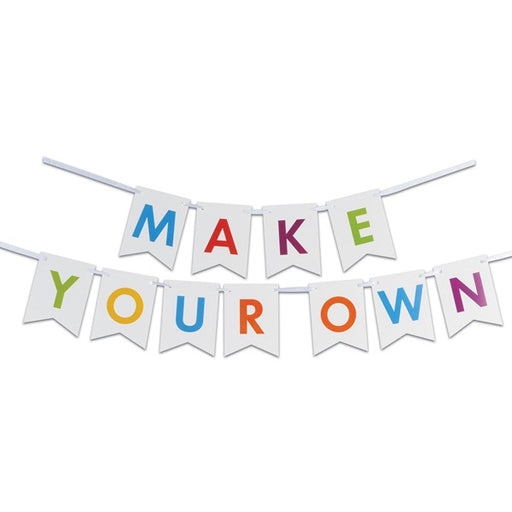 Multicolor Letter Streamer Kit with 60 Pennants