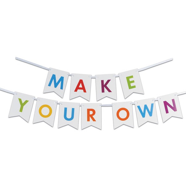 Multicolor Letter Streamer Kit with 60 Pennants