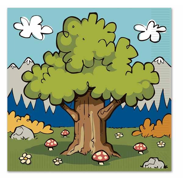 Woodland Friends 2-Ply Luncheon Napkins, 16 Count