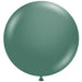 TUFTEX 24-Inch Evergreen Latex Balloons, 25 Count