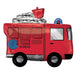 26-Inch Fire Truck Shaped Foil Balloon