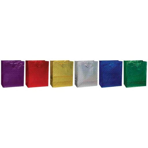 12"X10" HOLOGRAPHIC GIFT BAG 1PK