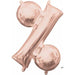 Rose Gold Percent Symbol Balloon, 16 Inch