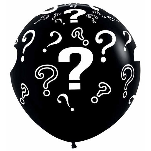 Sempertex 36-Inch Black Gender Reveal Latex Balloons, 2-Pack