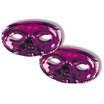 Purple Metallic Half Mask