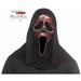 Red Marble Ghost Face Mask