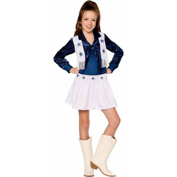 Dallas Cheer Duty Youth Dress Costume, Medium