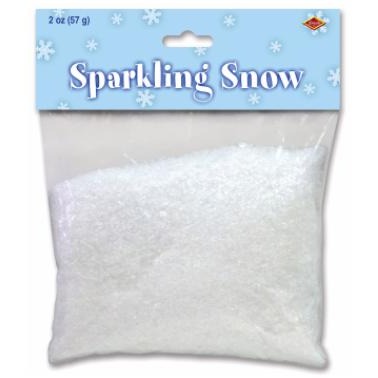 Sparkling Snow Christmas Decoration, 2 oz
