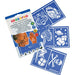 SNAZAROO STENCILS 6/SET BOYS ADVENTURE