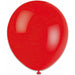Trico Red 12-Inch Latex Balloons, 10 Pack