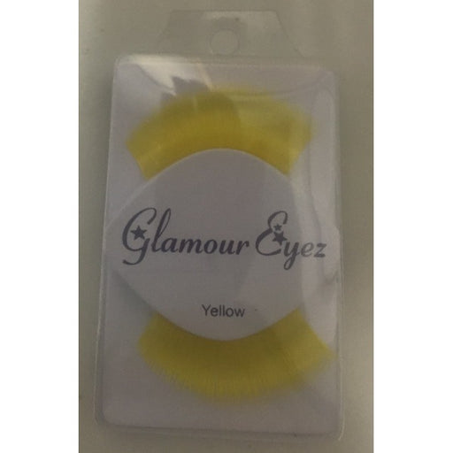 Glamour Eyez Regular Yellow False Eyelashes