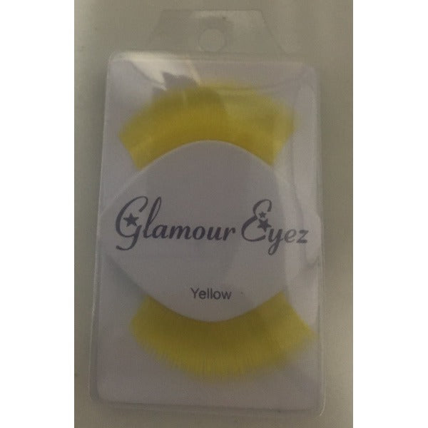 Glamour Eyez Regular Yellow False Eyelashes
