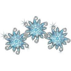 38-Inch Linky Snowflake Holographic Foil Balloon