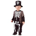 Happy Skeleton Toddler Costume with Hat, Large 3T-4T