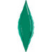 Emerald Green Taper Mini Shape Foil Balloon, 13 Inch