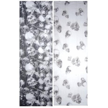 Assorted Skull Print Accessory, 118 x 30 Inches