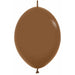 Sempertex Coffee 12" Link-O-Loon Latex Balloons, 25 Count