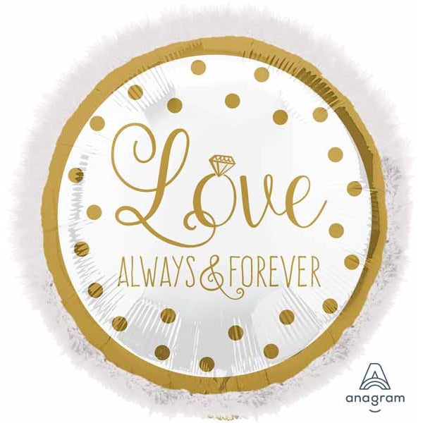 Sparkling Gold Wedding 32" Doo-Dads Foil Balloon