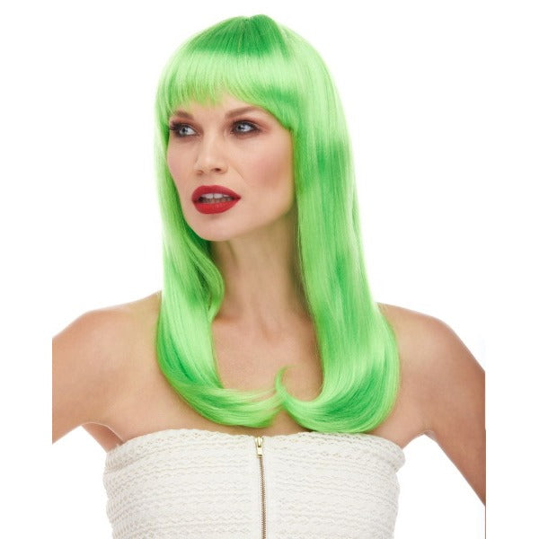 Green Classy Costume Wig