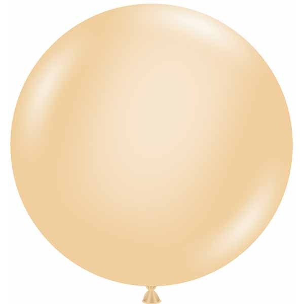 TUFTEX 24-Inch Blush Latex Balloons, 25 Count
