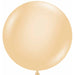 TUFTEX 24-Inch Blush Latex Balloons, 25 Count