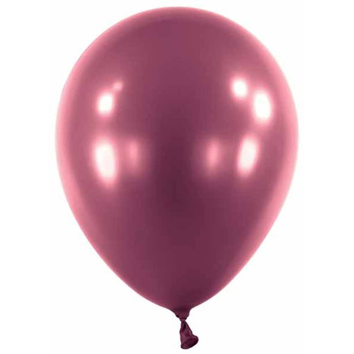 Anagram Metallic Burgundy 11-Inch Latex Balloons, 100 Count
