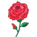 Rose Radiance 38 Inch Flower Shaped Foil Balloon