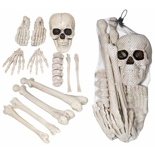12-Piece Bag of Bones Halloween Decoration