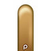 Prima Glam Gold 260 Latex Twisting Balloons, 50 Count