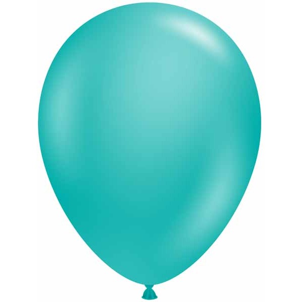 TUFTEX 5-Inch Teal Latex Balloons, 50 Count